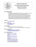 Legislative History: An Act to Encourage Regionalization of Municipal Services (HP297)(LD 361) by Maine State Legislature (118th: 1996-1998)