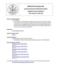 Legislative History:  An Act to Offer a Free Subsistence Fishing License to Persons 70 Years of Age or Older (SP124)(LD 403)