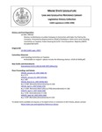 Legislative History:  Resolve, to Reimburse a Lumber Company in Connection with Sales Tax Paid by the Company (HP316)(LD 438)