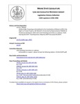 Legislative History:  RESOLUTION, Proposing an Amendment to the Constitution of Maine to Affirm the Rights to Private Property BY REQUEST (HP352)(LD 475)