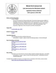 Legislative History:  An Act Concerning Elver Fishing and Dip Nets (HP383)(LD 528)