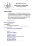 Legislative History:  An Act to Waive the Fees for the Removal and Transportation of Certain Hazardous Waste (HP465)(LD 636)