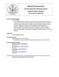 Legislative History:  An Act to Allow the State Tax Assessor to Waive Interest and Penalties Due to Economic Hardship and Catastrophic Health Problems (HP524)(LD 715)