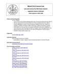 Legislative History:  An Act to Amend the Watercraft Registration Laws (HP564)(LD 755)
