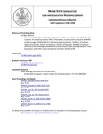 Legislative History:  Resolve, to Create the Juvenile Crime Task Force to Develop a Continuum of Services for Juveniles (SP235)(LD 804)