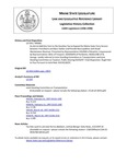 Legislative History:  An Act to Add One Cent to the Gasoline Tax to Expand the Maine State Ferry Service between Frenchboro and Bass Harbor and Provide Municipalities with Road Maintenance Revenue (HP682)(LD 934)