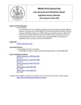 Legislative History:  An Act to Repeal the Tax on Mahogany Quahogs (HP723)(LD 987)