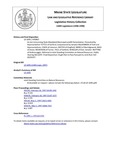 Legislative History:  An Act Concerning State Mandated Municipal Landfill Remediation (HP807)(LD 1095)