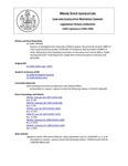 Legislative History:  Resolve, to Reorganize the University of Maine System (SP349)(LD 1168)