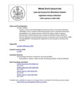 Legislative History:  Resolve, to Assist the Sanford Regional Vocational Center (SP503)(LD 1565)