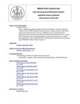 Legislative History:  Resolve, Regarding Legislative Review of Portions of Chapter II, Section 67:  Nursing Facilities Services, Maine Medical Assistance Manual, a Major Substantive Rule of the Department of Human Services, Bureau of Medical Services (HP1331)(LD 1881)