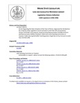 Legislative History:  An Act Regarding the State Valuation of the Town of Orono (SP732)(LD 2010)