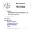 Legislative History: Resolve, Regarding Payments to Legislators During a Special Session of the 118th Legislature (HP1673)(LD 2294) by Maine State Legislature (118th: 1996-1998)
