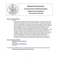 Legislative History:  Joint Resolution Recognizing the Month of April as National Technical and Community College Month in Maine (HP1219)