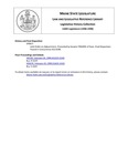 Legislative History: Joint Order on Adjournment (SP827) by Maine State Legislature (118th: 1996-1998)