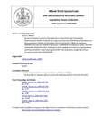 Legislative History: An Act to Enhance Economic Development in Hancock County (HP121)(LD 152) by Maine State Legislature (119th: 1998-2000)