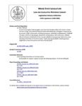 Legislative History:  An Act to Strengthen Manslaughter and Homicide Penalties When the Victim is Under 16 Years of Age (HP234)(LD 338)