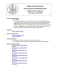 Legislative History:  An Act Requiring Disclosures to be Made to Purchasers of Land Abutting Agricultural Land (HP333)(LD 449)