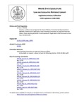 Legislative History:  Resolve, to Allow Lawsuit Against the State of Maine (HP448)(LD 611)