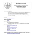 Legislative History:  An Act to Allow all Fines Collected by the Maine Court System as a Result of Evasion of Fare Laws to be Transferred to the Maine Turnpike Authority (HP750)(LD 1040)