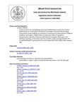 Legislative History:  An Act to Clarify the Laws Relating to Nonstate-funded School Construction Projects Approved by the Commissioner of Education that Replace Existing School Buildings (SP349)(LD 1053)