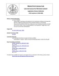 Legislative History:  RESOLUTION, Proposing an Amendment to the Constitution of Maine to Increase the Number of Signatures Required on Direct Initiative Petitions (HP878)(LD 1235)