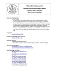 Legislative History:  An Act to Ensure that Displaced Workers Have Access to Appropriate Job Training, Education and Employment Services through a Peer Support Program (SP594)(LD 1718)