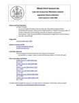 Legislative History:  An Act to Establish the Maine Internet Policy Act (HP1339)(LD 1922)