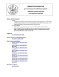 Legislative History:  An Act to Encourage Continuous Improvement in Pollution Prevention in Maine (SP820)(LD 2223)
