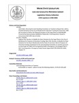 Legislative History:  Resolve, to Modify the State Valuation for the Sappi Plant in the City of Westbrook for Purposes of Education Funding (HP1593)(LD 2241)