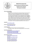 Legislative History:  An Act to Broaden Business Ownership in Maine (HP1809)(LD 2535)