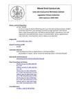 Legislative History: An Act to Create the Maine EPSCoR Capacity Fund (HP198)(LD 228) by Maine State Legislature (120th: 2000-2002)