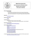 Legislative History: An Act to Require Proof of Identity in Order to Vote (HP203)(LD 238) by Maine State Legislature (120th: 2000-2002)