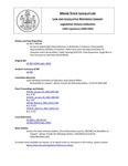 Legislative History: An Act to Award High School Diplomas to World War II Veterans (HP246)(LD 282) by Maine State Legislature (120th: 2000-2002)