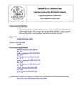 Legislative History: An Act to Update the Abandoned Property Laws (SP120)(LD 396) by Maine State Legislature (120th: 2000-2002)
