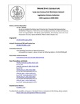Legislative History:  An Act to Establish the Maine Cave Protection Act (HP439)(LD 560)