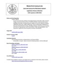 Legislative History: An Act to Fund the Pulp and Paper Technology Program at Kennebec Valley Technical College (HP539)(LD 694) by Maine State Legislature (120th: 2000-2002)