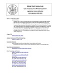 Legislative History: An Act to Provide Loans for the Construction of Potato Storage Facilities (SP250)(LD 882) by Maine State Legislature (120th: 2000-2002)
