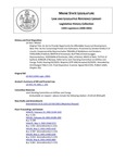 Legislative History: An Act to Provide Opportunity for Affordable House Lot Development (SP263)(LD 910) by Maine State Legislature (120th: 2000-2002)