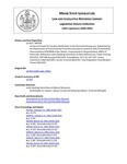 Legislative History: An Act to Provide for Variance Notification in the Shoreland Zoning Law (HP704)(LD 919) by Maine State Legislature (120th: 2000-2002)