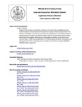Legislative History:  Resolve, to Establish a Task Force to Examine the Establishment and Implementation of State Standards for Indoor Air Quality in Maine Schools (HP725)(LD 945)