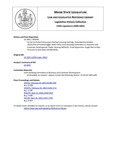 Legislative History: An Act to Protect Consumers During Licensing Hearings (SP290)(LD 1001) by Maine State Legislature (120th: 2000-2002)