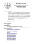 Legislative History:  An Act to Implement the Recommendations of the Maine Millennium Commission on Hunger and Food Security Concerning Child Nutrition Services (HP788)(LD 1032)