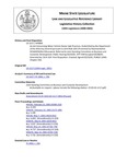 Legislative History:  An Act Concerning Motor Vehicle Dealer Sale Practices (HP845)(LD 1117)