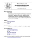 Legislative History: An Act to Fund Uncollectible, Outstanding Accounts Receivable of 28 Community and Indian Health Centers (HP855)(LD 1127) by Maine State Legislature (120th: 2000-2002)