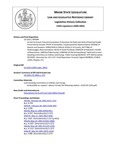 Legislative History: An Act to Ensure Telecommunications Protections for Deaf and Hard-of-hearing People (SP348)(LD 1162) by Maine State Legislature (120th: 2000-2002)