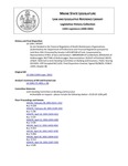 Legislative History: An Act Related to the Financial Regulation of Health Maintenance Organizations (SP387)(LD 1284) by Maine State Legislature (120th: 2000-2002)