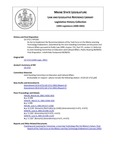 Legislative History: An Act to Implement the Recommendations of the Task Force on the Maine Learning Technology Endowment (HP1261)(LD 1712) by Maine State Legislature (120th: 2000-2002)