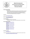 Legislative History: Resolve, to Implement Additional Recommendations of the MCJUSTIS Board (HP1279)(LD 1739) by Maine State Legislature (120th: 2000-2002)