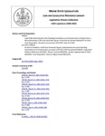 Legislative History: An Act to Establish a Cold Case Homicide Squad (SP570)(LD 1743) by Maine State Legislature (120th: 2000-2002)